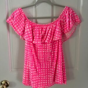 Lilly Pulitzer La Fortuna Off-The-Shoulder Top